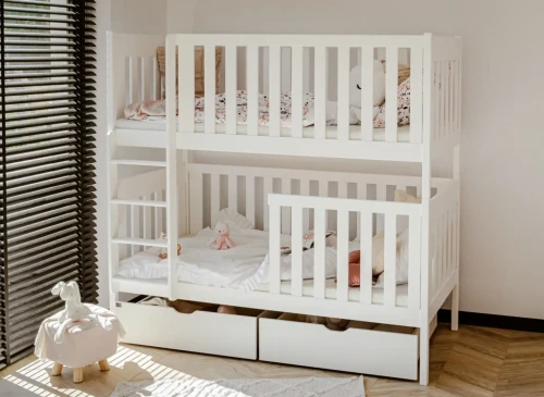 DAWID 90x190 Weiß Etagenbett Lano Möbel