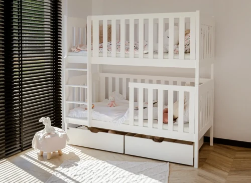 DAWID 90x190 Weiß Etagenbett Lano Möbel