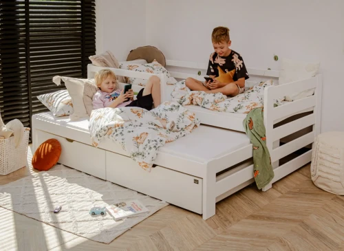 SENSO 90x180 Beyaz Yavrulu Ranza Lano Meble
