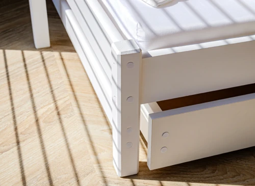 KORS 90x200 Beyaz Ranzalı Yatak Lano Meble