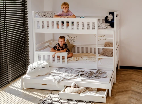 KORS 90x200 Beyaz Ranzalı Yatak Lano Meble