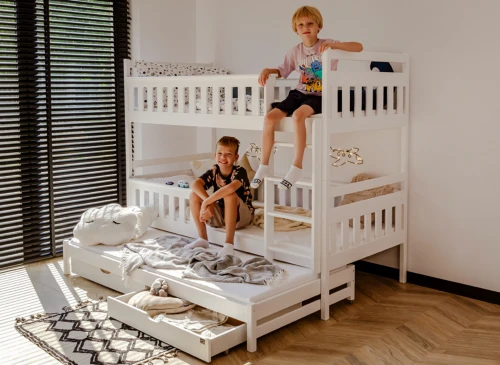 KORS 90x200 Beyaz Ranzalı Yatak Lano Meble
