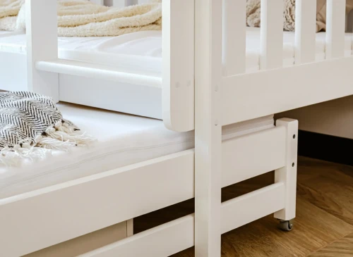 KORS 90x200 Beyaz Ranzalı Yatak Lano Meble