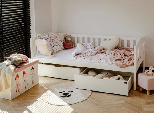 GUCIO 80x200 Beyaz Çocuk Yatağı Lano Meble