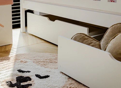 GUCIO 90x190 Beyaz Çocuk Yatağı Lano Meble
