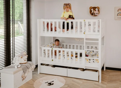 KSAWERY 80x180 Weiß Etagenbett Lano Möbel