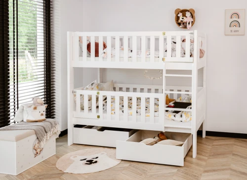 KSAWERY 80x180 Weiß Etagenbett Lano Möbel