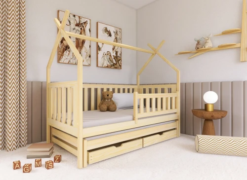 TYTUS 90x180 Çam Tipi Ranza Lano Meble