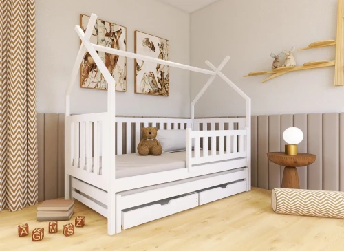 TYTUS 90x180 pembe tipi ranzalı yatak Lano Meble