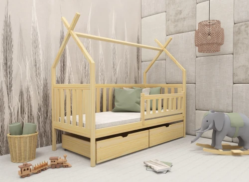 SIMBA 80x200 çam tipi çocuk yatağı Lano Meble
