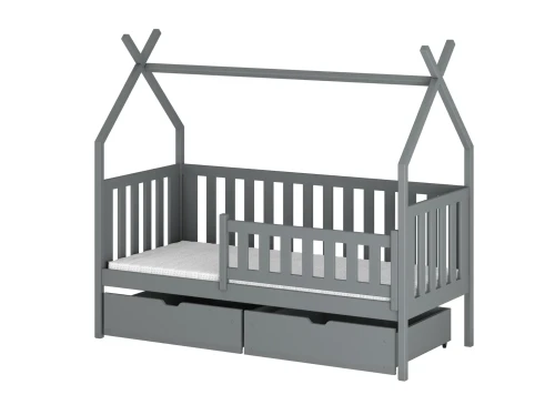 SIMBA 80x160 Kül Grisi Tipi Çocuk Yatağı Lano Meble