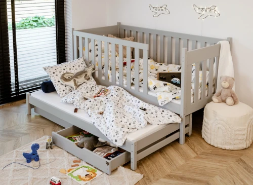 KAJA 80x200 Gri Alçak Ranza Lano Meble
