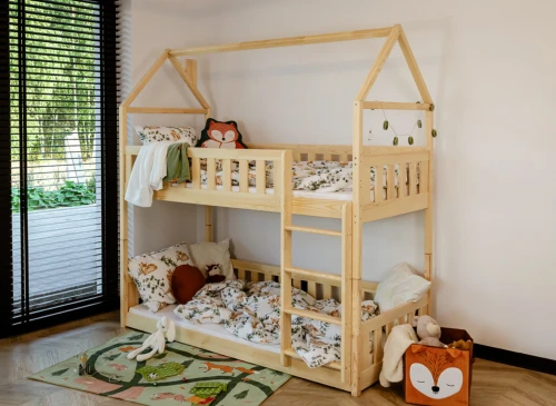 POLA 80x190 çam ağacı ranzalı yatak Lano Meble