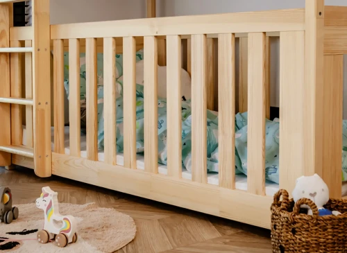 KONRAD 80x190 Çam Ağacı Ranzalı Yatak Lano Meble
