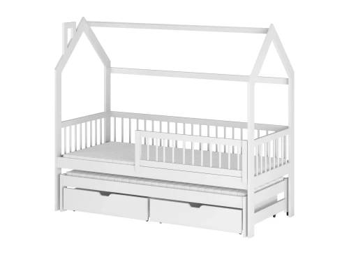 PAPI 80x190 Beyaz Ev Tipi Çocuk Yatağı - Lano Meble