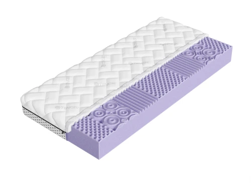SPA 70x180 Orta Sertlikte 13 cm Antibakteriyel Özellikli Desenli Sünger Yatak - Lano Möbel