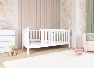 LAURA 80x160 Blau Einzelbett für Kinder Hochbett Lano Möbel