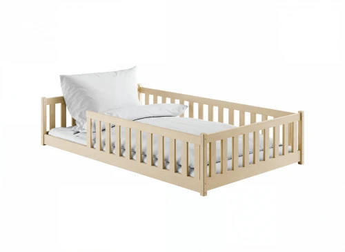 OTIS 120x200 pine Montessori floor bed for children Lano Furniture