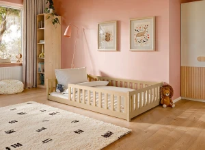 OTIS 120x200 pine Montessori floor bed for children Lano Furniture