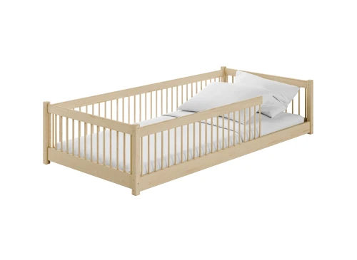 PEDRO 90x200 Kiefer Montessori-Bodenbett für Kinder Lano Möbel
