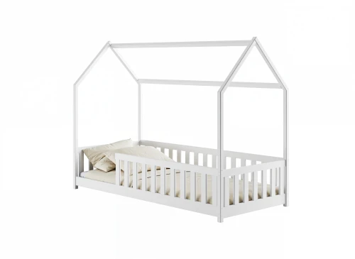 NOAH 80x180 Beyaz Montessori Yer Yatağı Çocuk Evi Lano Meble