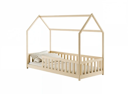 NOAH 90x200 Kiefer Montessori-Bodenbett für Kinder Hausbett Lano Möbel