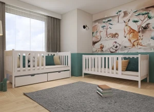 DAWID 80x160 Blau Etagenbett Lano Möbel