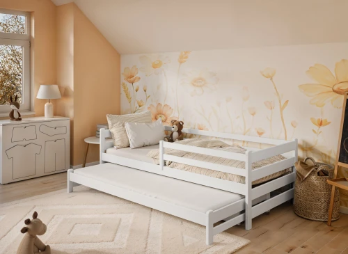 HABI 90x200 beyaz çift kişilik yavrulu yatak Lano Meble