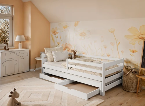 HABI 90x200 beyaz çift kişilik yavrulu yatak Lano Meble