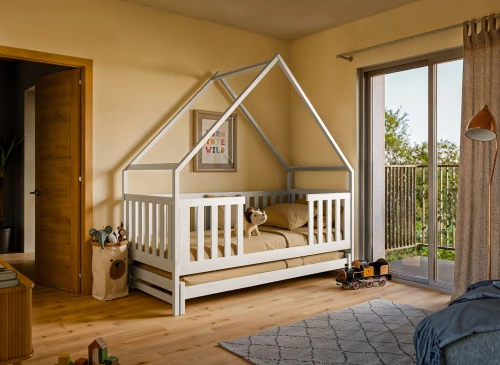 MAGIC 90x200 Weiß Ausziehbett Hausbett Lano Möbel