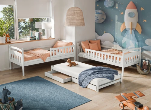 BLANKA 90x190 Weiß Etagenbett Lano Möbel