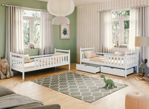 MONIKA 80x180 Weiß Etagenbett Lano Möbel