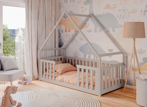 BEE 80x180 kaşmir montessori yer yatağı çocuk ev yatağı Lano Möbel