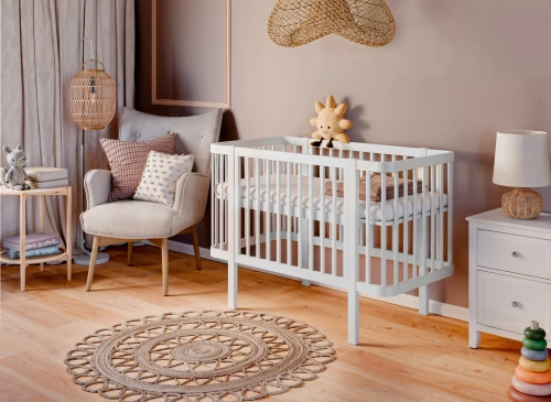 MELISA 60x120 Beyaz Bebek Karyolası Lano Möbel