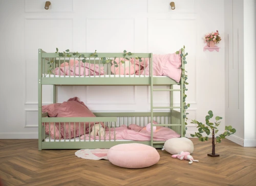 BOSTON 80x180 Olivgrün Etagenbett Lano Möbel