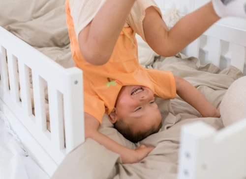 AMELKA 90x190 Weiß Kinderbett mit Ausziehbett Lano Möbel