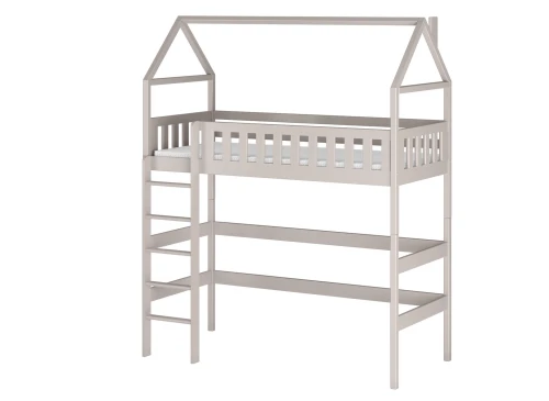 OTYLIA 90x200 Kaşmir Tek Kişilik Loft Yatak / Ranza Lano Meble