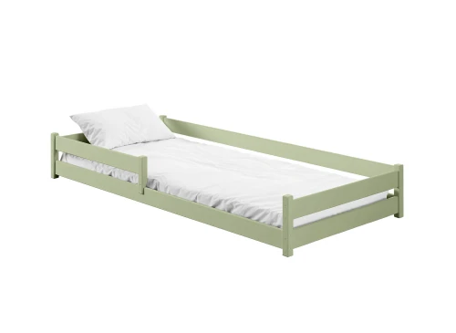 ALIS 80x160 zeytin yeşili Montessori çocuk yer yatağı Lano Möbel