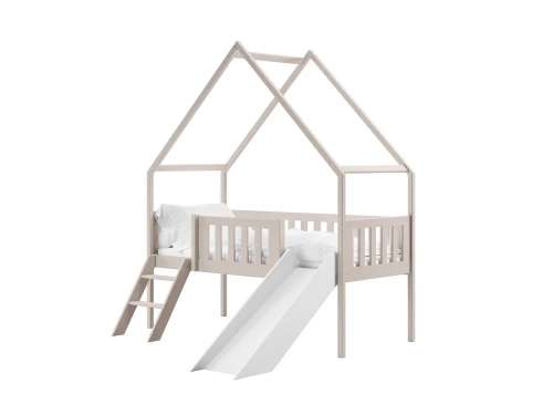 ANGEL 80x180 kaşmir çocuk evi yatağı kaydıraklı Lano Meble