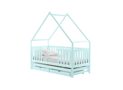 MAGIC 90x190 Blau Ausziehbett Hausbett Lano Möbel