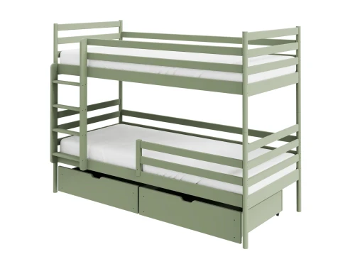 GUSTO 90x200 Olivgrün Etagenbett Lano Möbel