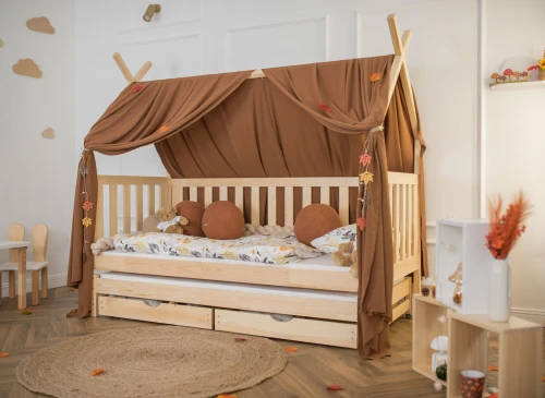 TYTUS 80x200 Çam Tipi Yavrulu Ranza Lano Meble