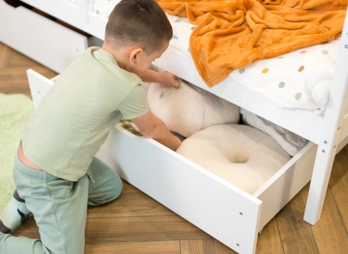 TERRY 90x200 Beyaz Çocuk Yatağı Lano Meble