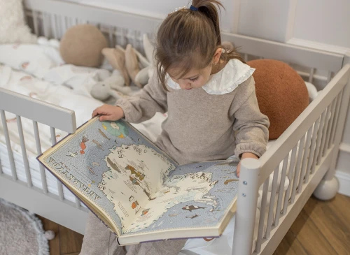 STAR 80x180 Kaschmir montessori Einzelbett für Kinder Lano Möbel