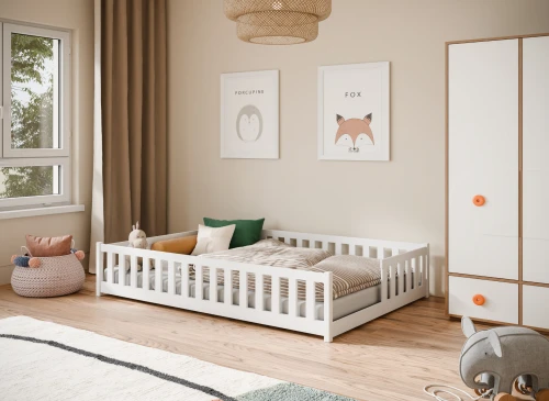 LEVI 140x200 Beyaz Tek Kişilik Çocuk Yatağı Lano Möbel
