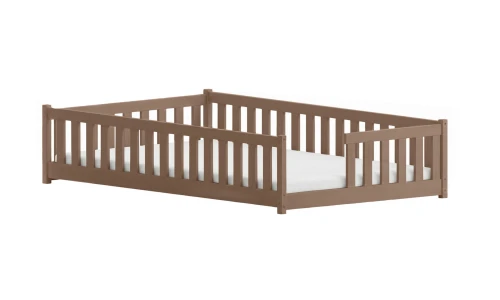 IVY 120x200 milk chocolate single children's bed Lano Furniture