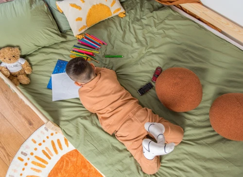 FINI 140x200 çam Montessori çocuk yer yatağı Lano Meble