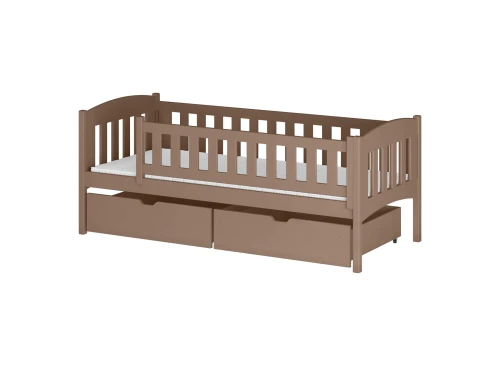 GUCIO 80x180 Milchschokolade Einzelkinderbett Lano Möbel