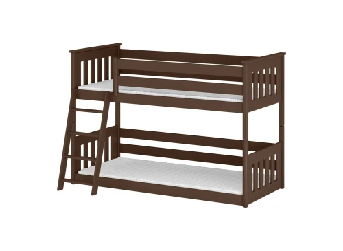 KEVIN 80x180 dark chocolate bunk bed Lano Furniture