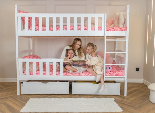 MONIKA 80x200 Weiß Etagenbett Lano Möbel